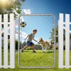 VEVOR Chain Link Fence Gate, 32 x 46 in, Adjustable Chain Link Fence Panel, Fit 2-6 ft (W) x 4 ft (H) Garden Fence Gate Opening, Silver - 2 of 4