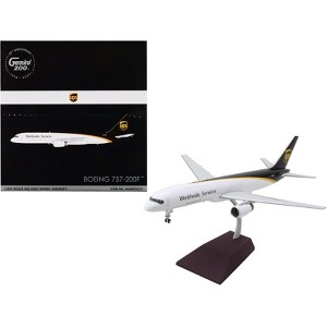 Boeing 757-200 Commercial Aircraft "UPS Worldwide Services" White with Brown Tail 1/200 Diecast Model Airplane by GeminiJets - 1 of 3