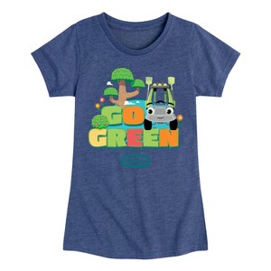 Girls' - Little Tikes - Go Green Fitted Short Sleeve Graphic T-Shirt - 1 of 3