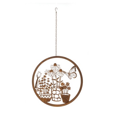 Melrose Butterfly Garden Wall Plaque 16"D