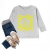 The Juniper Shop SmileyWorld Checkered Lightning Distressed Toddler Long Sleeve Tee - 2 of 4