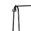 Organize It All Clothing Garment Rack with 2 Shelves and 2 Hooks Black - 4 of 4