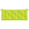 vidaXL Garden Bench Cushion Bright Green 47.2"x19.7"x2.8" Oxford Fabric - 4 of 4