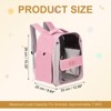 Unique Bargains Pet Portable Travel Backpack Carrier for Small Large Cat Pet Dogs - 2 of 4