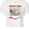 Women's - Instant Message - Ramen Frog Yum Cropped Graphic T-Shirt - 2 of 4
