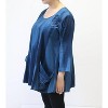 Women's Hand Painted Cotton Swirl Swing Tunic - Modesce - 2 of 3