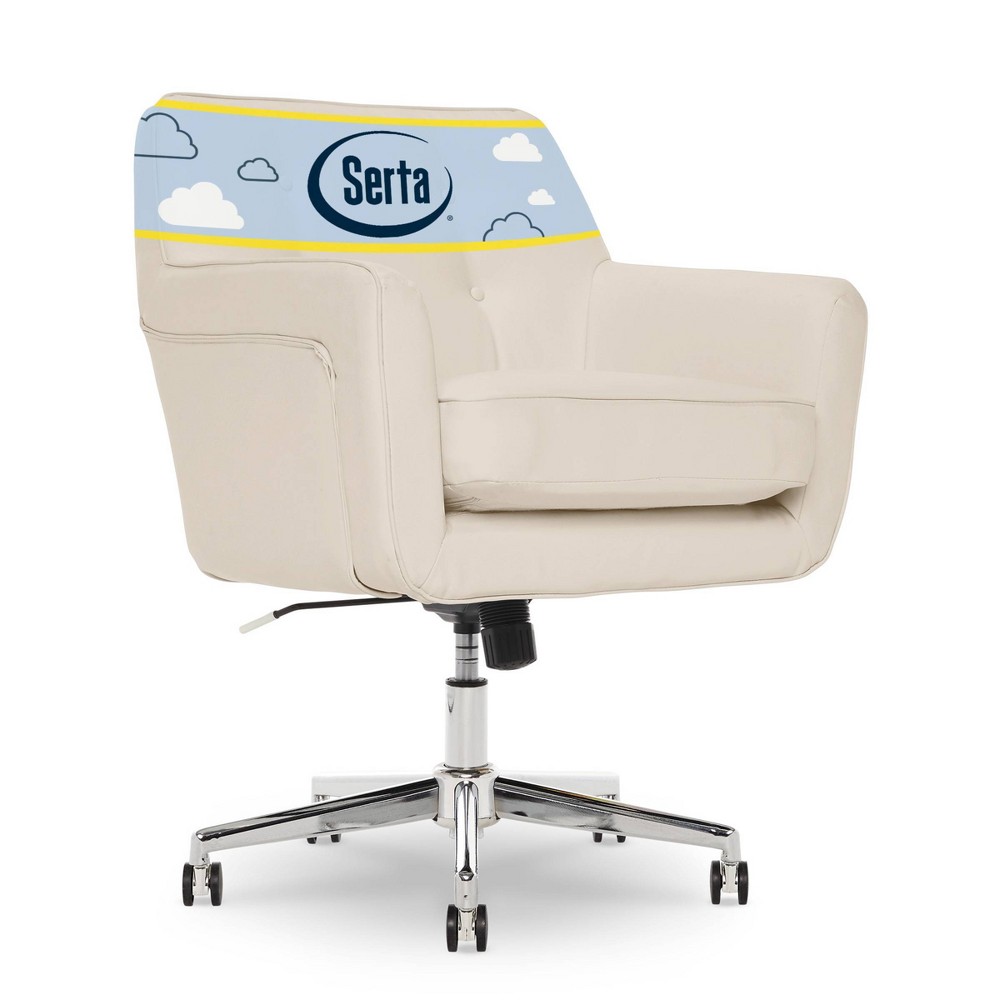 Photos - Computer Chair Serta Style Ashland Home Office Chair Sweet Cream  