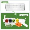 Aoibox Chilled Condiment Server with Lid & 5 Removable Compartments, Taco Bar Serving Set for Parties, Outdoor BBQ & Camping - 2 of 4