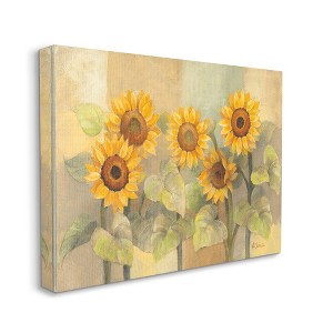Stupell Industries Soft Vintage Sunflower Floral Field Yellow Green - 1 of 4