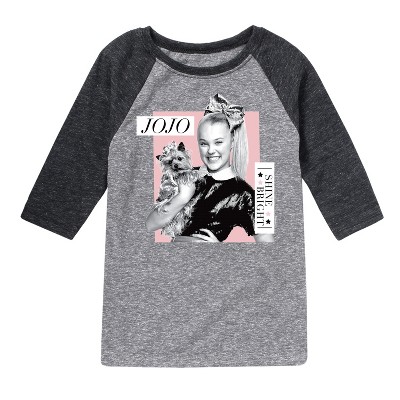Boys' JoJo Siwa Shine Bright  - Athletic Heather/Heather Black - Large