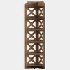 Resenkos Bookshelf, Bookcase Standing Shelf Unts,70.8" Corner Shelf, 6-Tier Corner Bookcase Display Shelves Plant Stand,Rustic Brown - 3 of 3