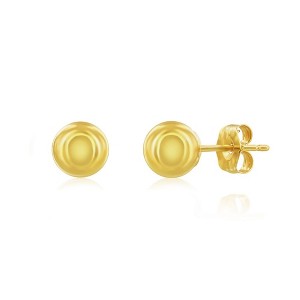 Classic Gold 14K Yellow Gold, 5mm Polished Ball Studs - Gold - 1 of 2