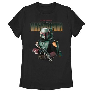 Women's Star Wars The Mandalorian Boba Fett Armored Up T-Shirt - 1 of 4