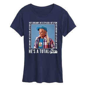 Women's - Barbie - Hes A Total Ken Short Sleeve Graphic T-Shirt - 1 of 4