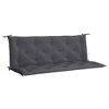 vidaXL Garden Bench Cushion Set of 2 Anthracite - 2 of 4
