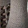 Sullivans 39.5" & 47.5" Two-Toned Woven Rattan Vases Set of 2, Gray - 2 of 4