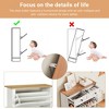Shoe Storage Cabinet with 2 Flip Drawers and 2 Storage Cabinet, Entryway Shoe Rack, Farmhouse Wooden Shoe Cabinet for Hallway, Entryway - 4 of 4