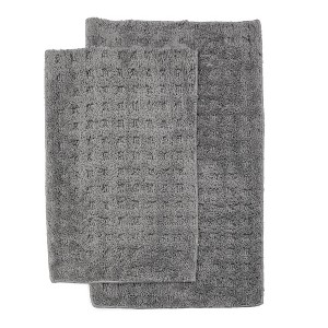 The Lakeside Collection 2-Pc. Soft Sensations Waffle Micropoly Bath Set - 1 of 4
