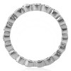 Pompeii3 1/3ct Diamond Eternity Wedding Ring Filigree Vintage White Yellow Rose Gold 14k - 2 of 3