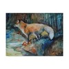 Trademark Fine Art -Marcia Baldwin 'Red Fox Ii' Canvas Art - 2 of 3