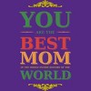 Women's Design By Humans You Are the Best Mom in the Entire History of World By tmsarts Racerback Tank Top - 2 of 2