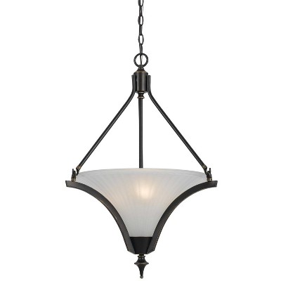 Cal Lighting 60W X 3 Rockwood Pendant Fixture - Dark Bronze