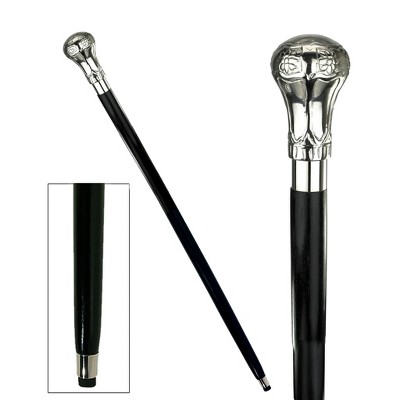 Design Toscano Empress Collection: Flamboyant Floral Solid Hardwood Walking Stick
