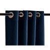 Legacy Decor Blackout Room Divider Panel Privacy Partition Heavyweight Premium Fabric Thermal Insulated Grommet Top - 3 of 4