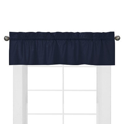 Sweet Jojo Designs Space Galaxy Window Valance - Navy