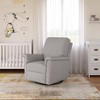 Baby Relax Terrin Swivel Glider Recliner Distressed Faux Leather - 3 of 4