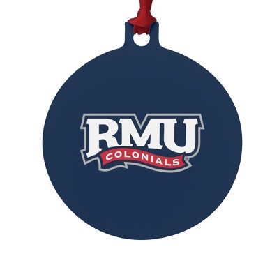 Robert Morris University Primary Logo Aluminum Holiday Christmas Tree Ornament