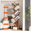 Acekool Vintage Tree Bookshelf, 8-Shelf Tall Bookcase with Drawer, Space-Saving Display Rack for Living Room Office Study, 15 x 8 x 52 Inch - 4 of 4