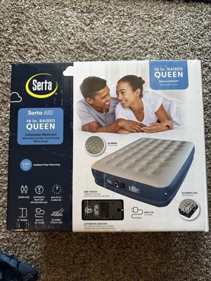 Serta 16 in shop raised queen inflatable mattress