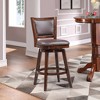 Boraam Broadmoor Swivel Bar Stool Cappuccino Finish - 2 of 4