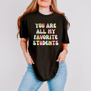 Simply Sage Market Favorite Students Colorful Garment Dyed Tee - 1 of 4
