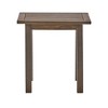 Wooden End Table, Outdoor Accent Table, Stacking Furniture,abstract,brown,15.00 inches deep x 19.00 inches wide x 19.25 inches high - 4 of 4