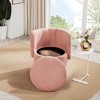 XINGHANZHENXUAN 360 Degree Swivel Back Sofa Chair with Storage Space, Suitable for Bedroom and Living Room - 3 of 4