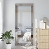 MAYEERTY Hanging Mirror PS Mirror Right Angle Rectangle Silver 70x30x1in - 3 of 4
