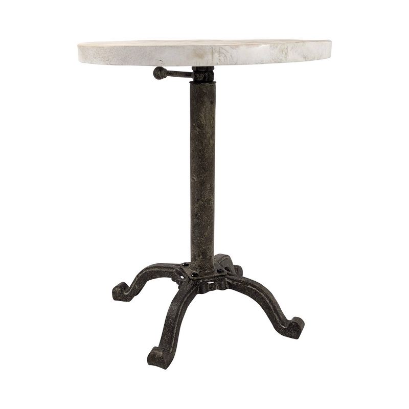 Colton Adjustable Vintage Table Natural Driftwood/Aged Iron - Carolina Chair &#38; Table, 2 of 8