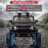 Jojoka 2 Seats 24V Kids Ride on Truck w/ Remote Control, 4 Motors,20" Seat Width, LED Light,Music,High/Low Speeds,Shovel, USB - 3 of 4