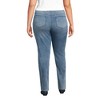 Lands' End Women's Starfish Mid Rise Knit Denim Straight Jeans - 2 of 4