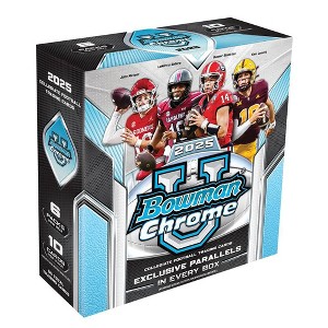 2025 Topps NFL Bowman Chrome University Football Mega Box - 1 of 3
