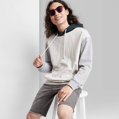 Adult Colorblock Regular Fit Hooded Sweatshirt - Original Use™ Beige