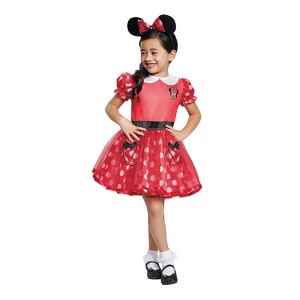 Disguise Toddler Girls' Minnie Mouse Dress Costume - 1 of 2