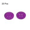 Unique Bargains Sewing Resin Round Flat 4-Hole Replacement Craft Buttons 20 Pcs - 3 of 4