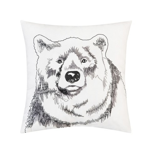 Polar White Throw Pillow