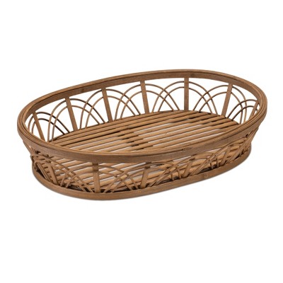Melrose Natral Wooden Tray 18"L
