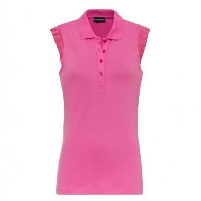Women's THE MADDALENA CAP SLEEVE POLO - GOLFINO