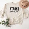 Simply Sage Market Women's Graphic Sweatshirt Strong Is The New Beautiful - 3 of 3