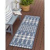 Unique Loom Outdoor Trellis Traliccio Trellis Woven Area Rug - 4 of 4